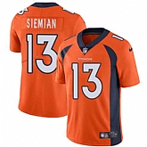 Nike Denver Broncos #13 Trevor Siemian Orange Team Color NFL Vapor Untouchable Limited Jersey,baseball caps,new era cap wholesale,wholesale hats